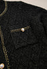 'Arabelle' Tweed Knit Sweater - Celes Fashion